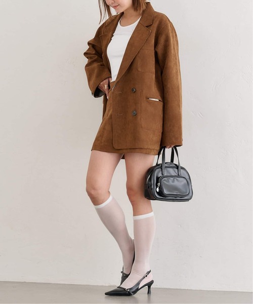 追加》リバーシブルオーバーダブルジャケット（その他アウター）｜U by