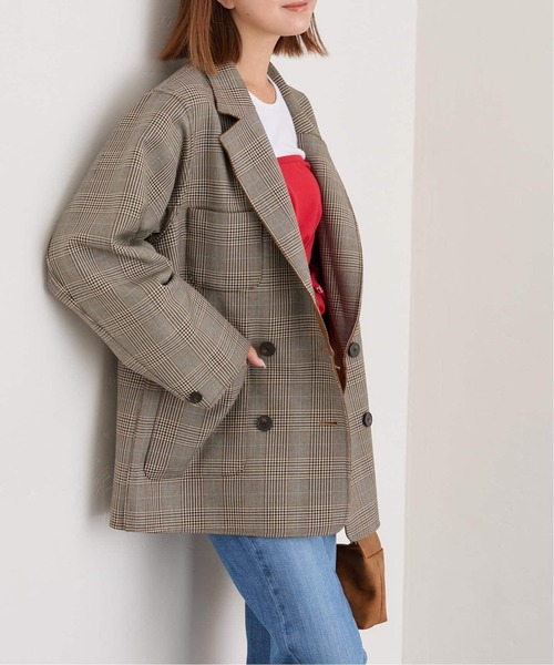 U by SPICK&SPAN（ユーバイスピックアンドスパン）の「《追加》リバーシブルオーバーダブルジャケット（その他アウター・レディース・キャメル・38/36）」の16枚目の写真