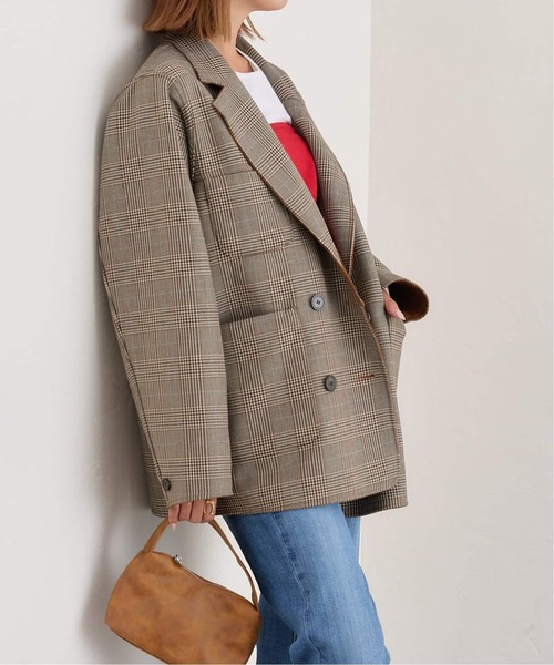 U by SPICK&SPAN（ユーバイスピックアンドスパン）の「《追加》リバーシブルオーバーダブルジャケット（その他アウター・レディース・キャメル・38/36）」の17枚目の写真