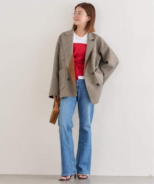 追加》リバーシブルオーバーダブルジャケット（その他アウター）｜U by