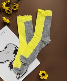 CALIFORNIA OUTFITTERS（カリフォルニア アウトフィッターズ）の「9C8 6color ブロックカラー スカラップ クルー丈ソックス（ソックス/靴下）」