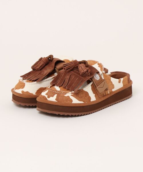 SHAKA（シャカ）の「SHAKA/シャカ　MOC MULE TASSEL COWHAIR（サンダル・レディース・その他1/ブラウン・23cm/24cm/25cm）」の3枚目の写真