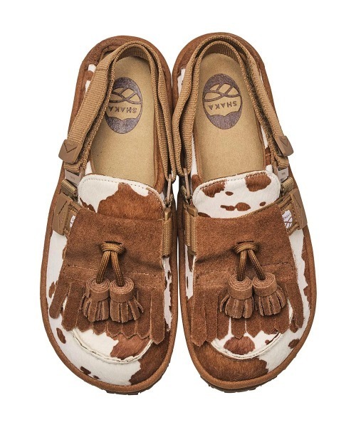 SHAKA（シャカ）の「SHAKA/シャカ　MOC MULE TASSEL COWHAIR（サンダル・レディース・その他1/ブラウン・23cm/24cm/25cm）」の7枚目の写真