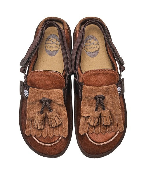 SHAKA（シャカ）の「SHAKA/シャカ　MOC MULE TASSEL COWHAIR（サンダル・レディース・その他1/ブラウン・23cm/24cm/25cm）」の17枚目の写真