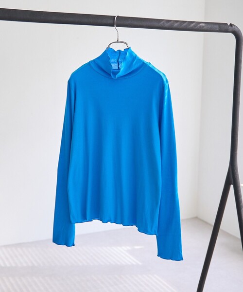 coen（コーエン）の「メローシアータートルロンT（Tシャツ/カットソー・レディース・オレンジ/コバルトブルー/オフホワイト/ブラック・M/L）」の14枚目の写真