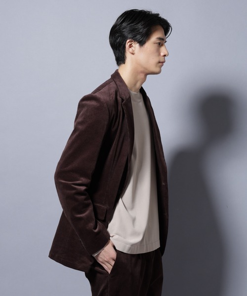 Damerino」コットンコーデュロイストレッチセットアップ（スーツセット