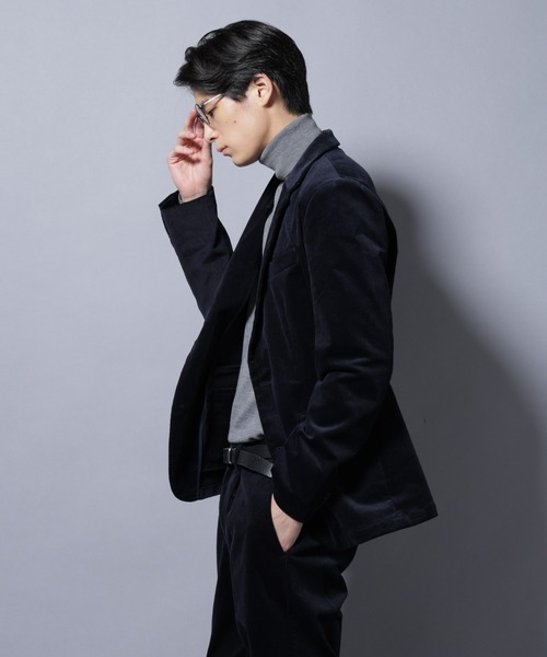 Damerino」コットンコーデュロイストレッチセットアップ（スーツセット