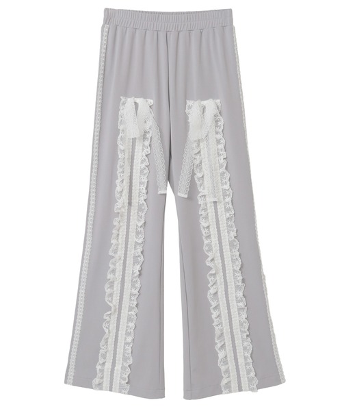 Candy Stripper（キャンディストリッパー）の「FRILL LACY JERSEY パンツ（その他パンツ・レディース・ブラック/グレー/ピンク・FREE）」の3枚目の写真