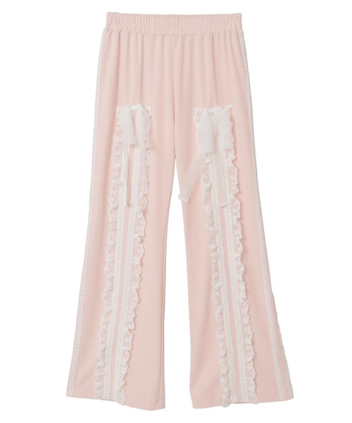 Candy Stripper（キャンディストリッパー）の「FRILL LACY JERSEY パンツ（その他パンツ・レディース・ブラック/グレー/ピンク・FREE）」の12枚目の写真