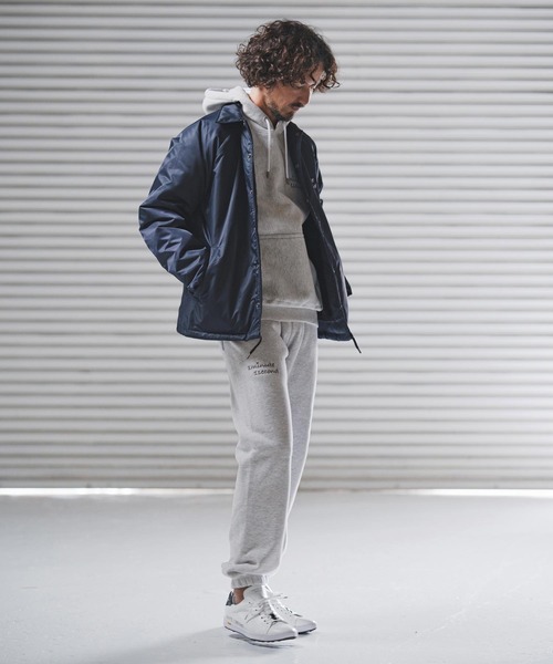 1minute 1second(ワンミニットワンセカンド)の「mpa3959-12oz heavy weight hoodie with cursive embroidery パーカー(1M25F250)(パーカー・メンズ・ネイビー/アッシュ/ブラック・M/S/XL/L)」の20枚目の写真