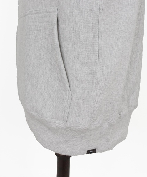 1minute 1second(ワンミニットワンセカンド)の「mpa3959-12oz heavy weight hoodie with cursive embroidery パーカー(1M25F250)(パーカー・メンズ・ネイビー/アッシュ/ブラック・M/S/XL/L)」の9枚目の写真