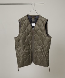 NANO universe | TAION/MILITARY V NECK W-ZIP DOWN VT(ダウンベスト)