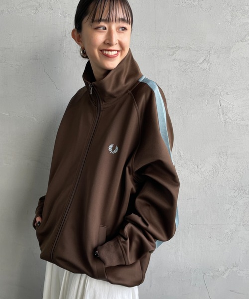 [FRED PERRY/フレッドペリー] 別注 配色ライン トラックジャケット WEB先行予約】[FRED PERRY/フレッドペリー] 別注 配色ライン