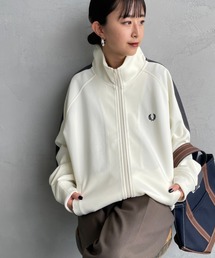 フレッドペリー　トラックジャケット　ホワイト系 Two Colour Tape Track Jacket(M 760：LIGHT ECRU): | FRED
