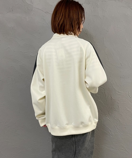 FRED PERRY/フレッドペリー] 別注 配色ライン トラックジャケット