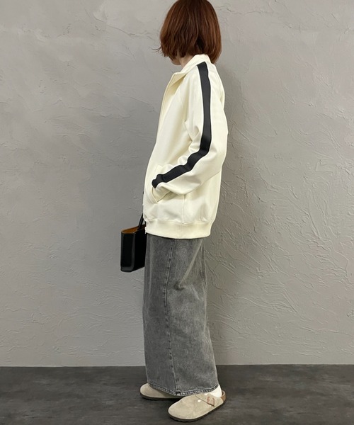 FRED PERRY/フレッドペリー] 別注 配色ライン トラックジャケット