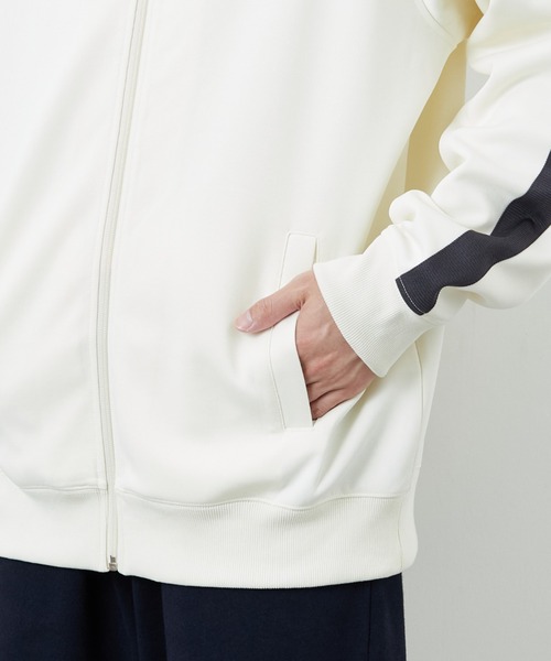 FRED PERRY/フレッドペリー] 別注 配色ライン トラックジャケット