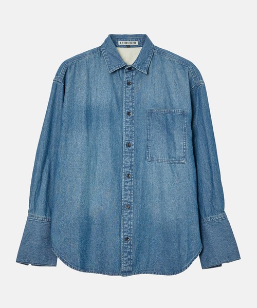 ルシェルブルー　Denim Oversized Shirt セール】デニムオーバーサイズシャツ / Denim Oversized Shirt（シャツ