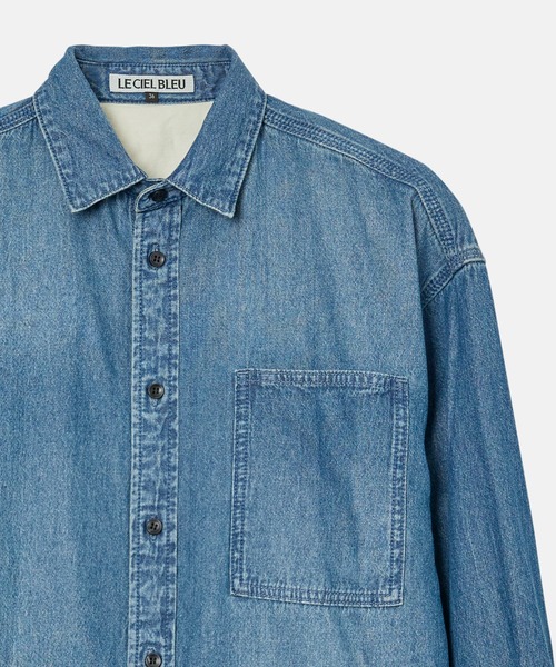 セール】デニムオーバーサイズシャツ / Denim Oversized Shirt（シャツ
