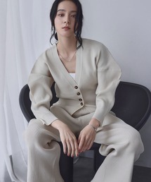 ELFRANK（エルフランク）の「【2025AW】ニット セットアップ カーブ