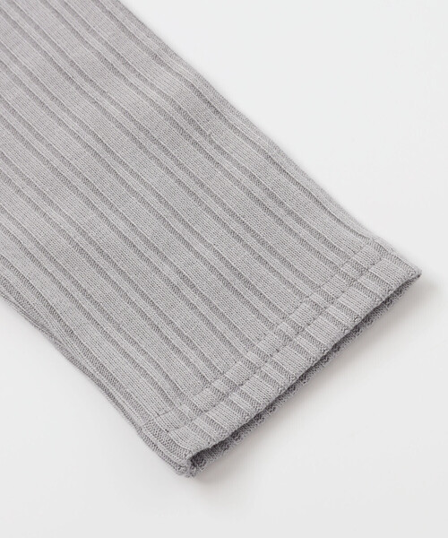 Noeil aime BeBe（ノイユエイムベベ）の「トタンテレコタートルTシャツ(80~130cm)（Tシャツ/カットソー・キッズ・グレー/ホワイト・110cm/80ｃｍ/90cm/100cm/130cm/120cm）」の3枚目の写真