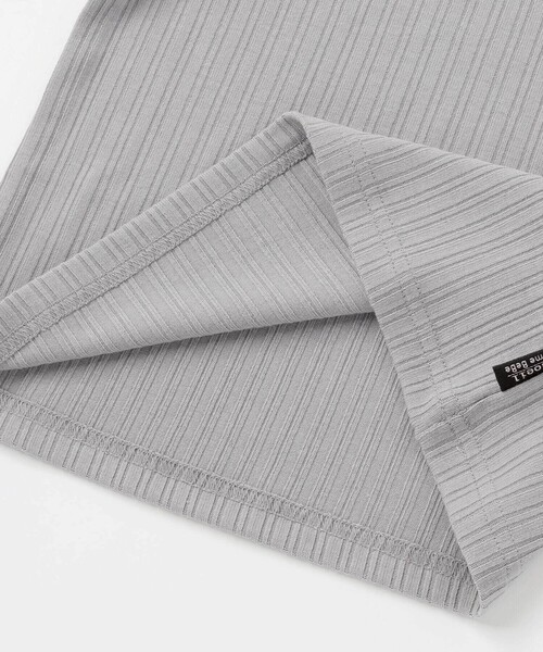 Noeil aime BeBe（ノイユエイムベベ）の「トタンテレコタートルTシャツ(80~130cm)（Tシャツ/カットソー・キッズ・グレー/ホワイト・110cm/80ｃｍ/90cm/100cm/130cm/120cm）」の6枚目の写真