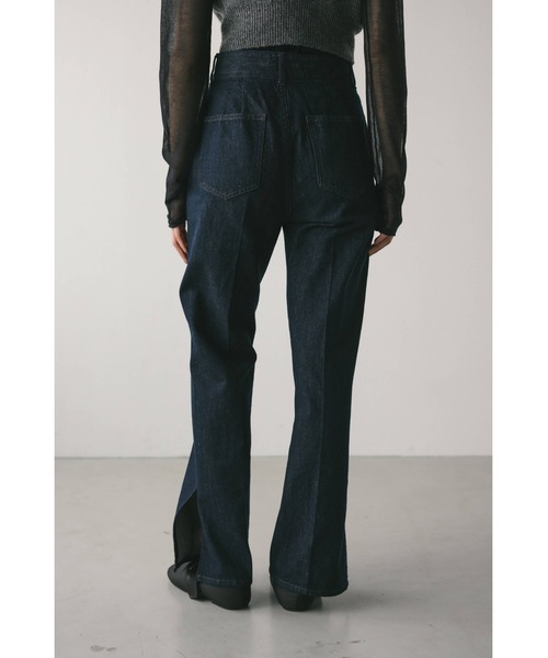 STYLEMIXER(スタイルミキサー)の「ヘムスリットストレートデニムパンツ(デニムパンツ・レディース・インディゴブルー/ブルー・X-SMALL/SMALL/MEDIUM)」の9枚目の写真