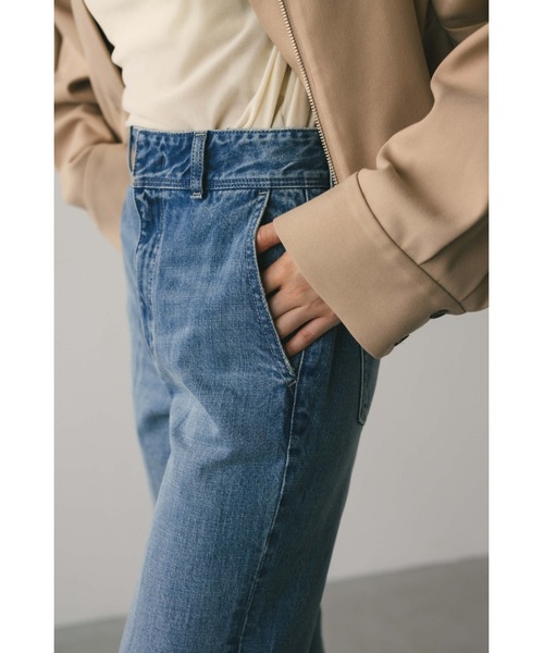 STYLEMIXER(スタイルミキサー)の「ヘムスリットストレートデニムパンツ(デニムパンツ・レディース・インディゴブルー/ブルー・X-SMALL/SMALL/MEDIUM)」の17枚目の写真