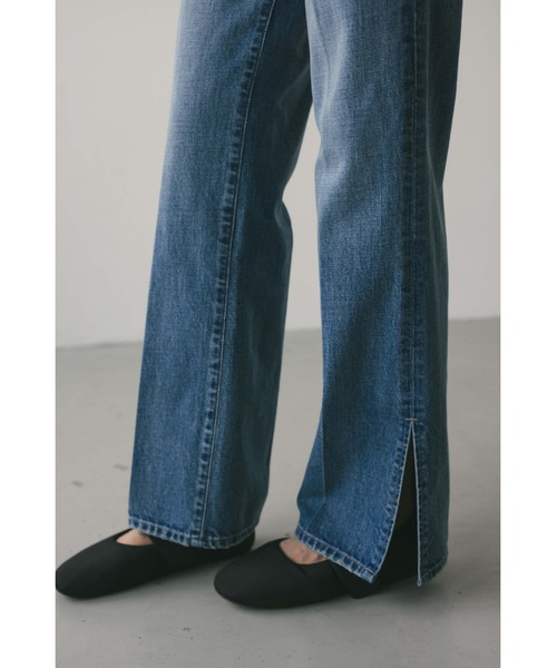STYLEMIXER(スタイルミキサー)の「ヘムスリットストレートデニムパンツ(デニムパンツ・レディース・インディゴブルー/ブルー・X-SMALL/SMALL/MEDIUM)」の18枚目の写真