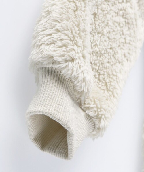 DRC branshes(ディーアールシーブランシェス)の「【WEB限定/DRC】ボアワンピース(ワンピース・キッズ・ラベンダー/カラフル/アイボリー/ブラック・100/110/140/130/120/150)」の6枚目の写真