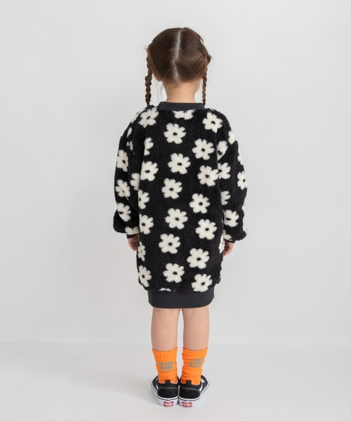 DRC branshes(ディーアールシーブランシェス)の「【WEB限定/DRC】ボアワンピース(ワンピース・キッズ・ラベンダー/カラフル/アイボリー/ブラック・100/110/140/130/120/150)」の12枚目の写真