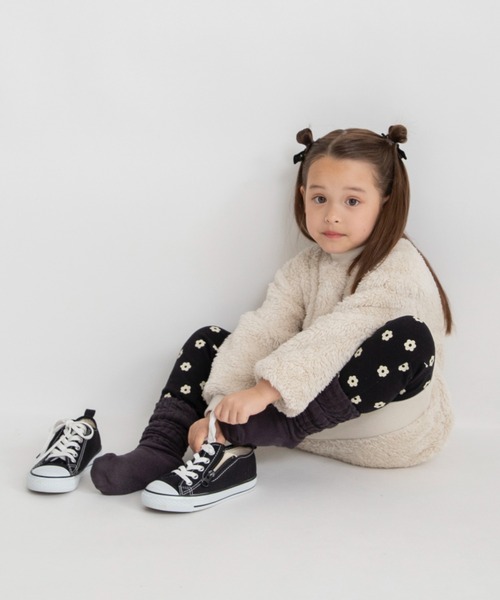 DRC branshes(ディーアールシーブランシェス)の「【WEB限定/DRC】ボアワンピース(ワンピース・キッズ・ラベンダー/カラフル/アイボリー/ブラック・100/110/140/130/120/150)」の13枚目の写真