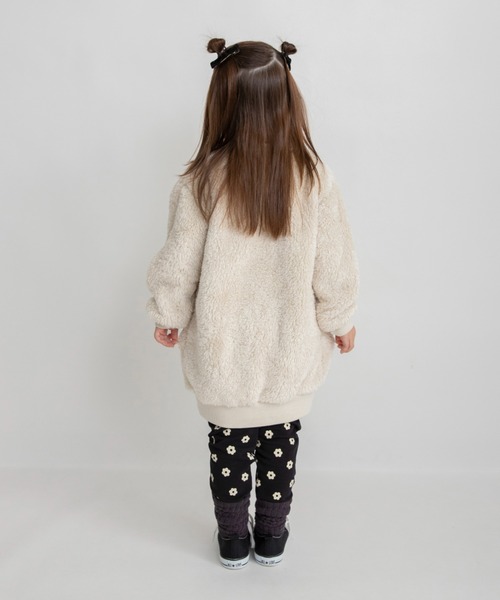 DRC branshes(ディーアールシーブランシェス)の「【WEB限定/DRC】ボアワンピース(ワンピース・キッズ・ラベンダー/カラフル/アイボリー/ブラック・100/110/140/130/120/150)」の14枚目の写真