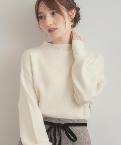 maakoグレースコンチネンタル　アンゴラ　パールオフショルダー　ニット maako様専用グレースコンチネンタル アンゴラ パールオフショルダー ニット