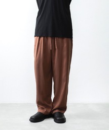 ATTACHMENT（アタッチメント）の「CU/PE フィブリルサテン イージートラウザーズ / CU/PE FIBRIL SATIN EASY TROUSERS（スラックス）」