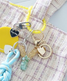 tiny tiny（ティニーティニー）の「ラメイニシャルチャーム[tiny tiny(ティニーティニー)]（チャーム）」