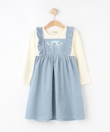 SHOO・LA・RUE | 【100-120cm】コーデュロイドッキングワンピース(ワンピース)