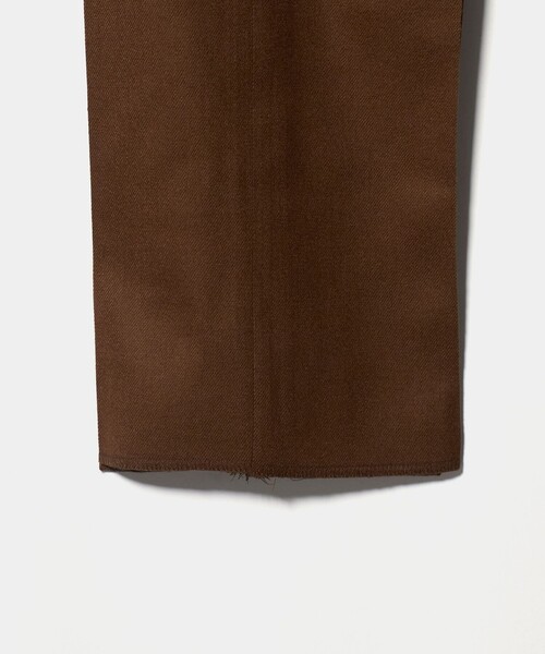 UNITED ARROWS（ユナイテッドアローズ）の「ライトサキソニー テーパード １プリーツ スラックス ヨコストレッチ（スラックス・メンズ・ナチュラル/ブラウン系・48/50/44/46/54）」の11枚目の写真