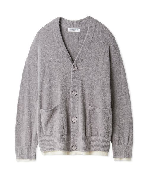 セール】【HOMME】レイヤードホットスムーズィーカーディガン（ルーム