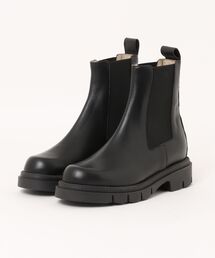 【CORSO ROMA,9/コルソローマ9】ショートブーツ サイドゴア 本革 allureville×CORSO ROMA 9】サイドゴアショートブーツ|allureville