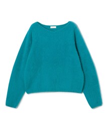 フラッフィーヤーン Vネックプルオーバー