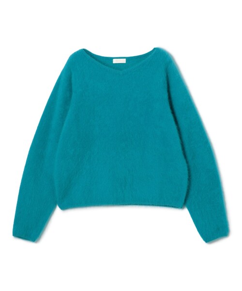 新品　トゥモローランド　フラッフィーヤーン Vネックプルオーバー　ニット フラッフィーヤーン Vネックプルオーバー（ニット/セーター）｜BALLSEY