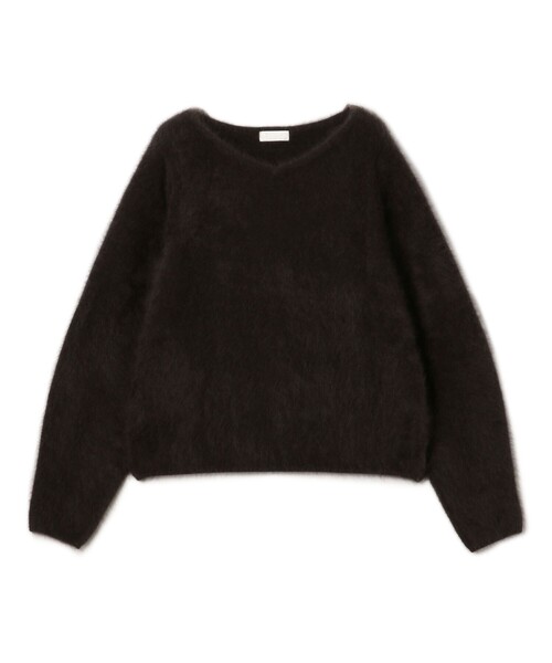 新品　トゥモローランド　フラッフィーヤーン Vネックプルオーバー　ニット フラッフィーヤーン Vネックプルオーバー（ニット/セーター）｜BALLSEY