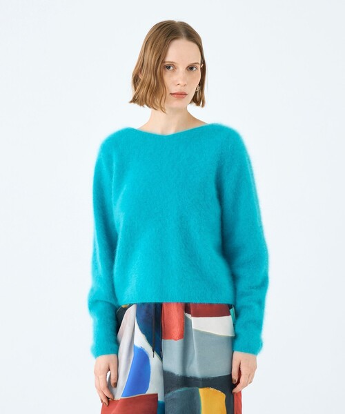 フラッフィーヤーン Vネックプルオーバー（ニット/セーター）｜BALLSEY