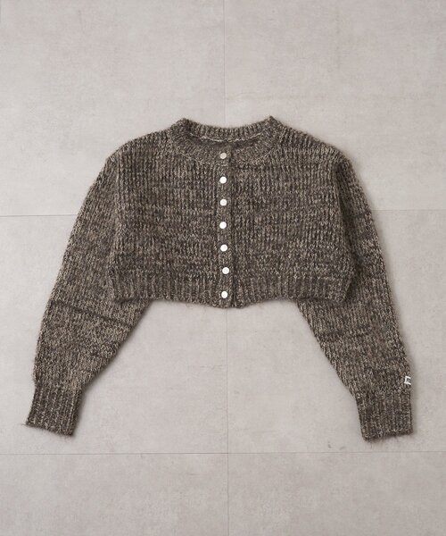 mline（エムライン）の「[mline]mixカーディガン（カーディガン/ボレロ・レディース・ブルー/ブラック/ブラウン・FREE）」の12枚目の写真