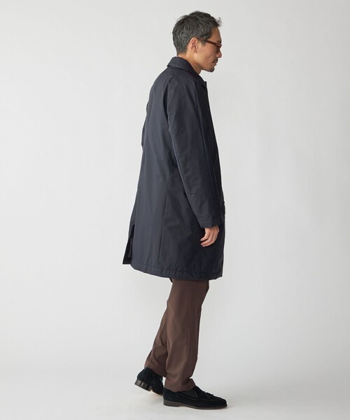 SHIPS（シップス）の「SHIPS: テクニカル カーコート（ステンカラーコート・メンズ・ライトカーキ/ネイビー/ブラック・LARGE/MEDIUM/SMALL/X-LARGE）」の14枚目の写真