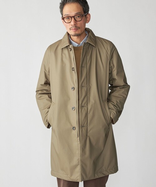 SHIPS（シップス）の「SHIPS: テクニカル カーコート（ステンカラーコート・メンズ・ライトカーキ/ネイビー/ブラック・LARGE/MEDIUM/SMALL/X-LARGE）」の15枚目の写真