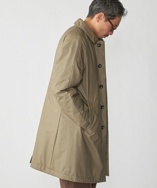SHIPS（シップス）の「SHIPS: テクニカル カーコート（ステンカラーコート・メンズ・ライトカーキ/ネイビー/ブラック・LARGE/MEDIUM/SMALL/X-LARGE）」の19枚目の写真