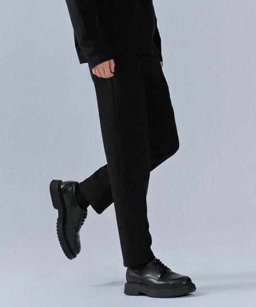 CHASECULT(チェイスカルト)の「男性テーパードサイドバンディングスラックス-CERK2211B03(スラックス・メンズ・ブラック・70/76/82/86/92)」の2枚目の写真