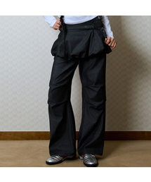 GT LAYERED BELT PANTS(BLACK)